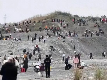重庆一空地人山人海挖化石？官方回应   区域